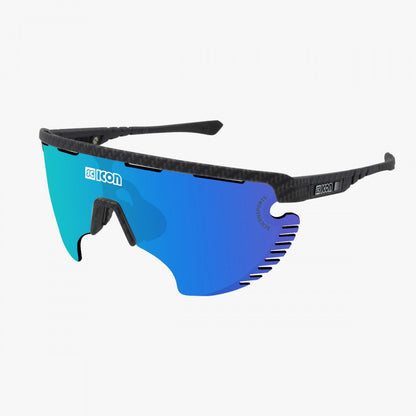 SCICON Aerowing Lamon Carbono Mate / Multiespejo Azul