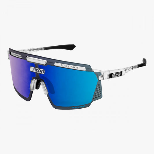 SCICON Aerowatt Cristal Brillo / Multiespejo Azul