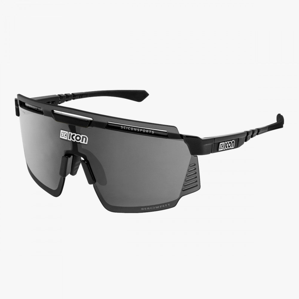 SCICON Aerowatt Negro Brillo / Plata Multiespejo