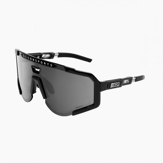 Aeroscopio SCICON Negro Brillo / Plata Multiespejo