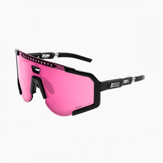 Aeroscopio SCICON Negro Brillo / Rosa