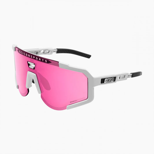 Aeroscopio SCICON Blanco Brillo / Rosa