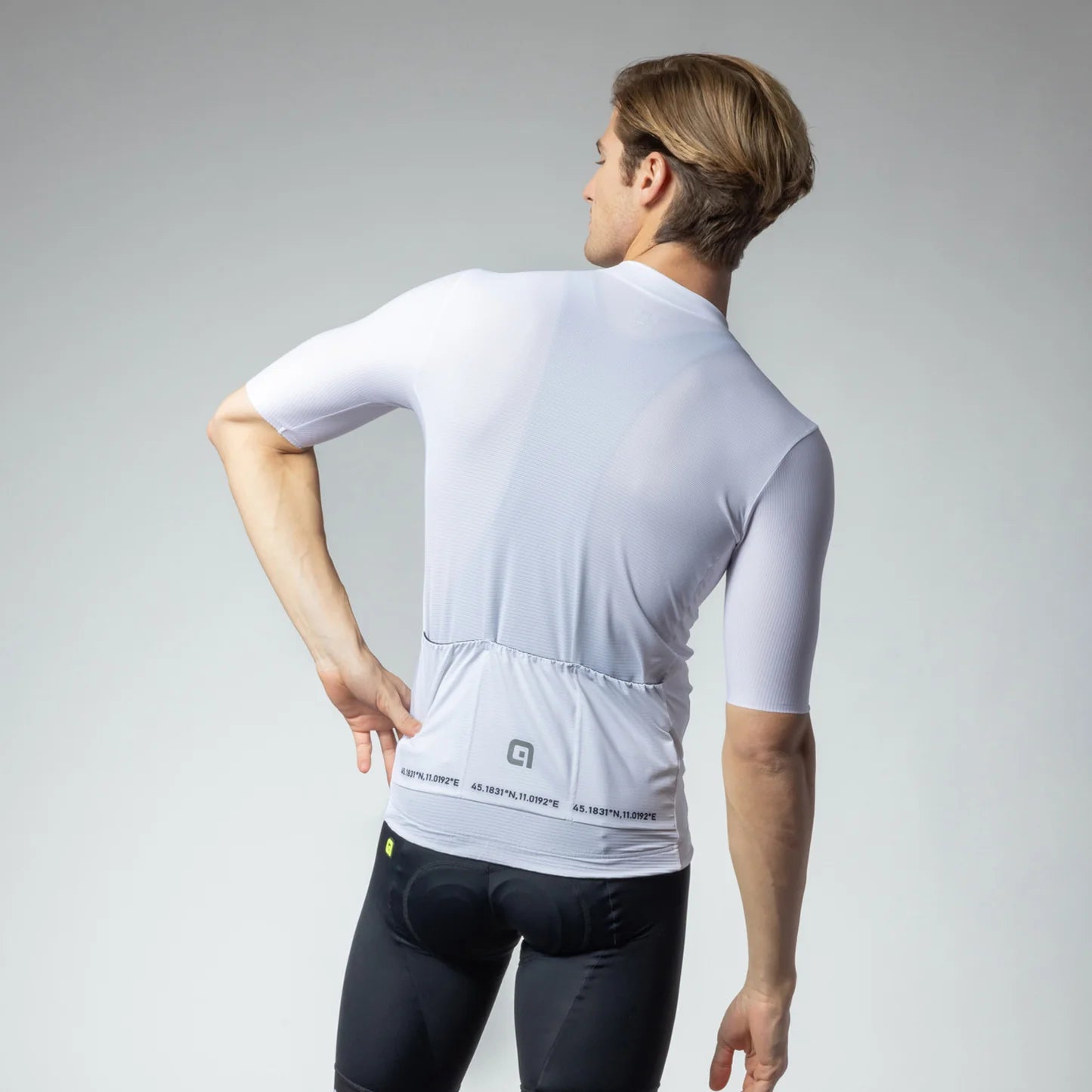 ALÉ CYCLING r-e | Short Sleeve Jersey Follow Me White