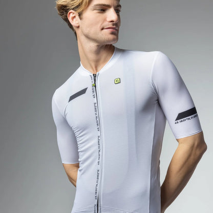 ALÉ CYCLING r-e | Short Sleeve Jersey Follow Me White