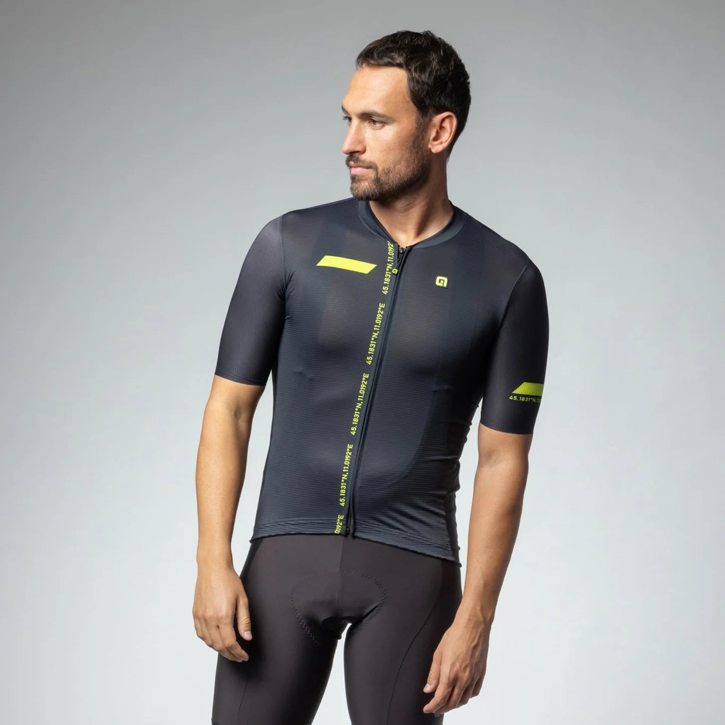 ALÉ CYCLING r-e | Short Sleeve Jersey Follow Me Black