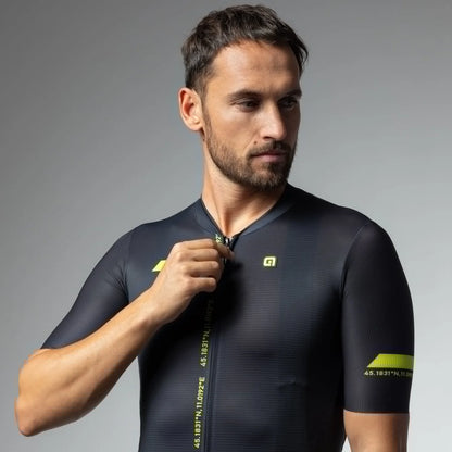 ALÉ CYCLING r-e | Short Sleeve Jersey Follow Me Black
