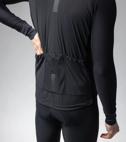 ALÉ CYCLING r-ev1 | Water Repellent Vest Riparo Black