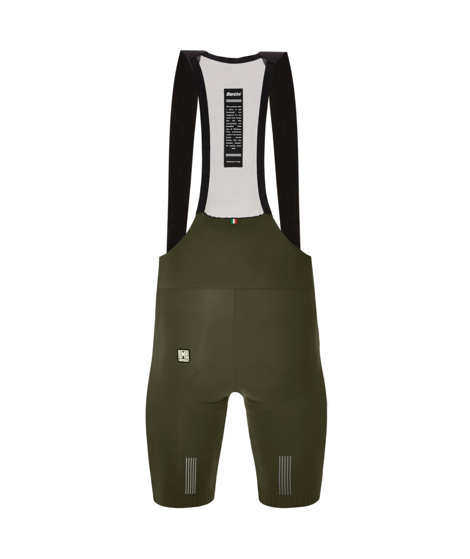 SANTINI Plush Bib Shorts Military Green