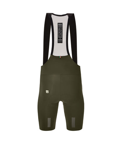 SANTINI Plush Bib Shorts Military Green