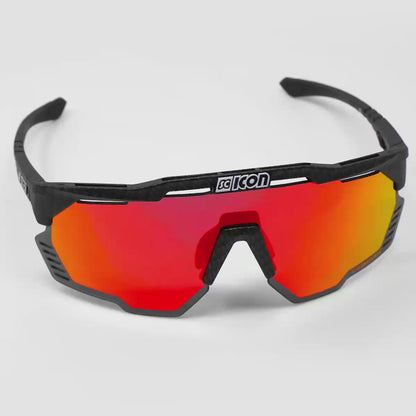 SCICON Aeroshade Kunken Carbono Mate / Multimirror Rojo