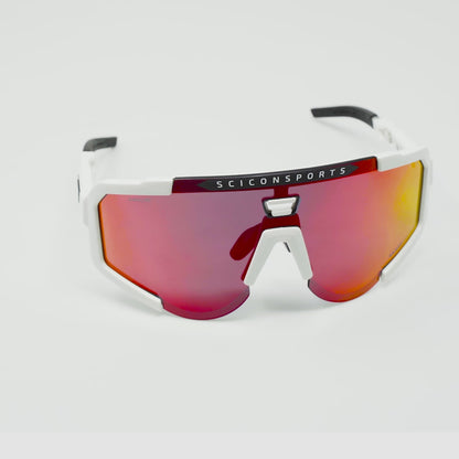 SCICON Aeroscope White Gloss / Multimirror Red