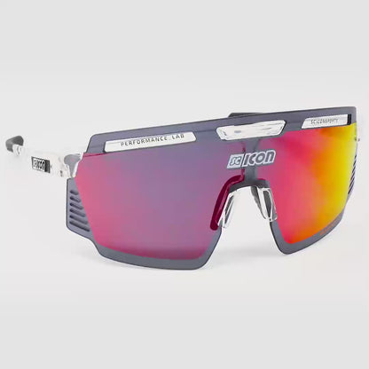 SCICON Aerowatt Cristal Brillo / Multiespejo Rojo