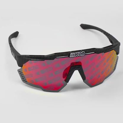 SCICON Aeroshade Kunken Carbono Mate / Monograma Rojo