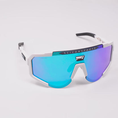 SCICON Aeroscope White Gloss / Multimirror Blue