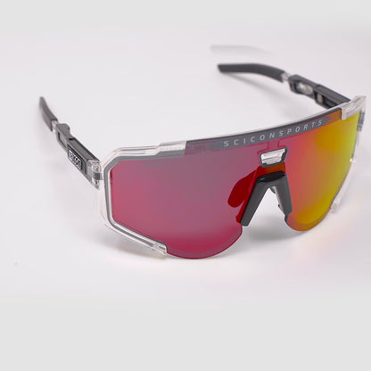 SCICON Aeroscope Crystal Gloss / Multimirror Red