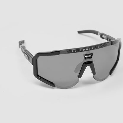SCICON Aeroscope Black Gloss / Multimirror Silver