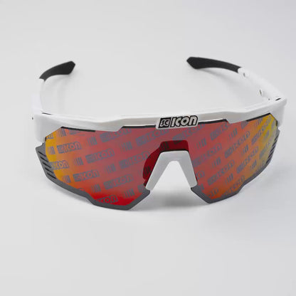 SCICON Aeroshade Kunken Blanco Brillo / Monograma Rojo