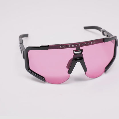 Aeroscopio SCICON Negro Brillo / Rosa