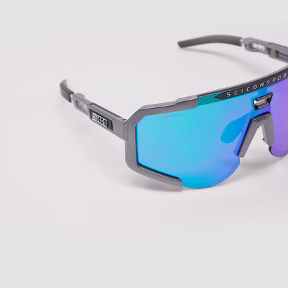 Aeroscopio SCICON Gris Antracita / Azul Multiespejo