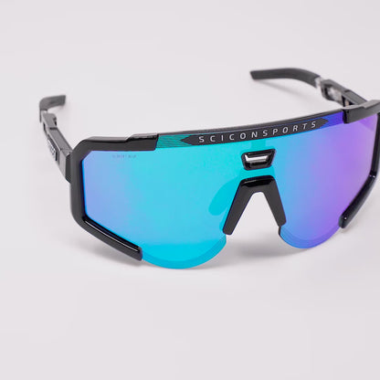 SCICON Aeroscope Black Gloss / Multimirror Blue