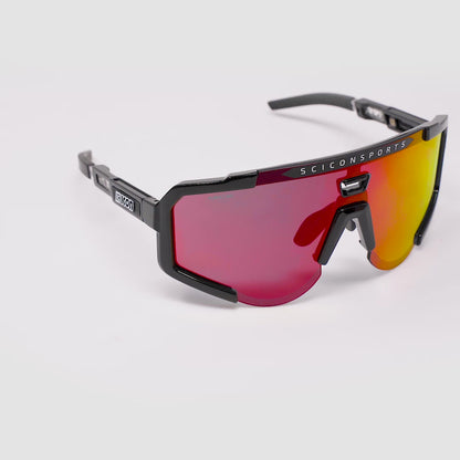 SCICON Aeroscopio Negro Brillo / Multiespejo Rojo