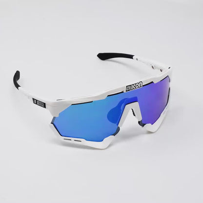 SCICON Aeroshade XL White Gloss / Multimirror Blue