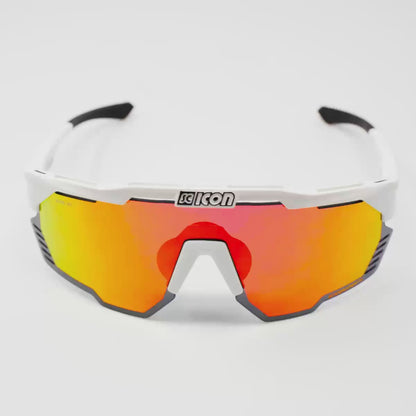 SCICON Aeroshade Kunken Brillo / Multiespejo Rojo