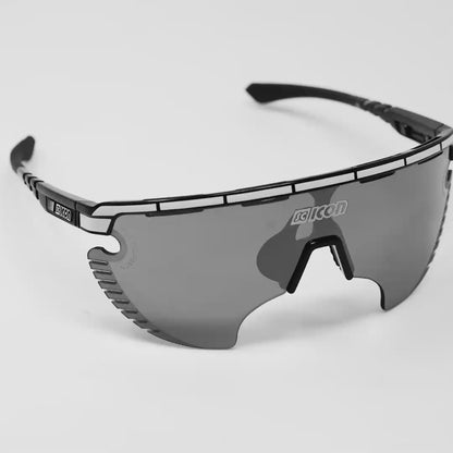 SCICON Aerowing Lamon Negro/Blanco / Multiespejo Plata